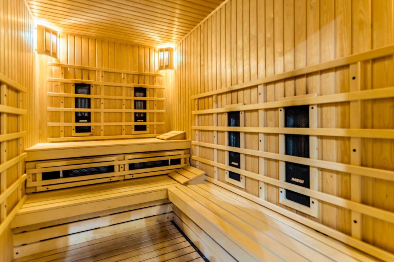 Hotel Arte Spa & Park Velingrad Kültér fotó A modern Finnish sauna